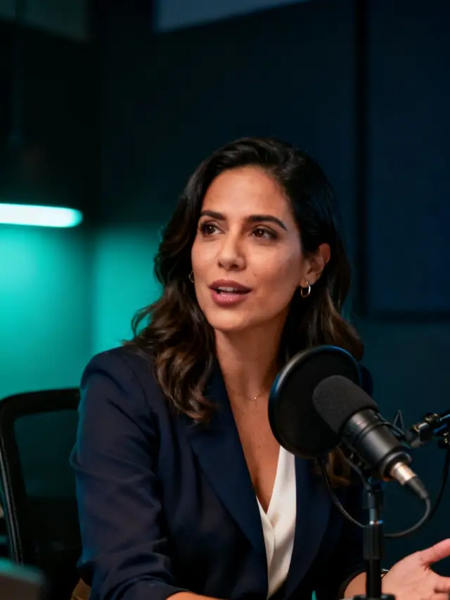 Invitada en entrevista de podcast